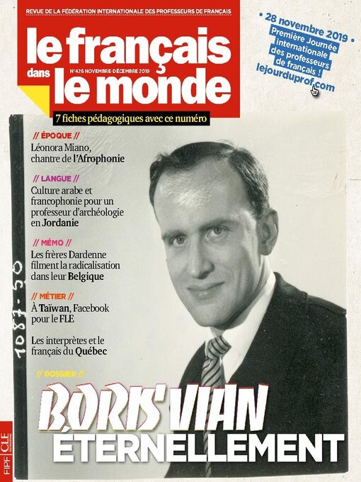 Title details for Le français dans le monde by SEJER - Available
